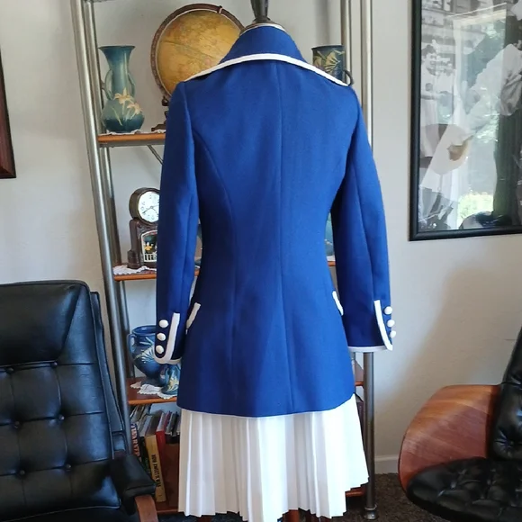 Lilli Ann Vinage 1960s Blue and white dress and jacket sets size S - Picture 5 of 13